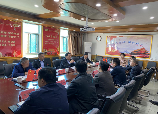 國(guó)控集團總經理陳文傑一(yī / yì ／yí)行莅臨工建集團調研指導工作